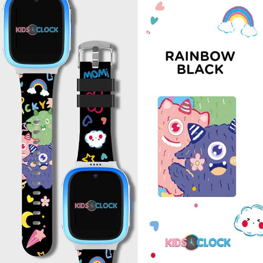 Rainbow Black Strap